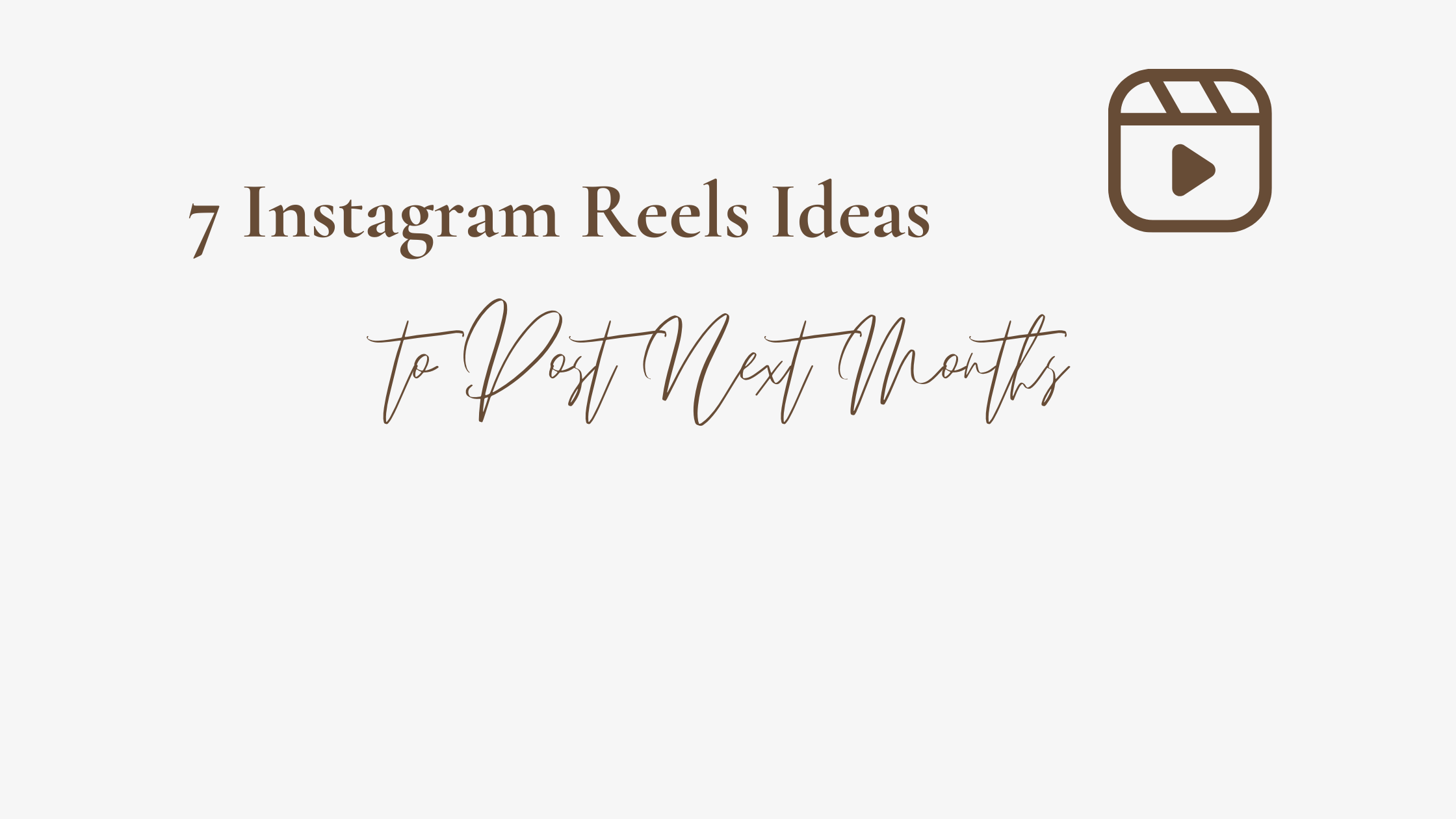 7 Instagram Reels Ideas to Post Next Months - Josei Life