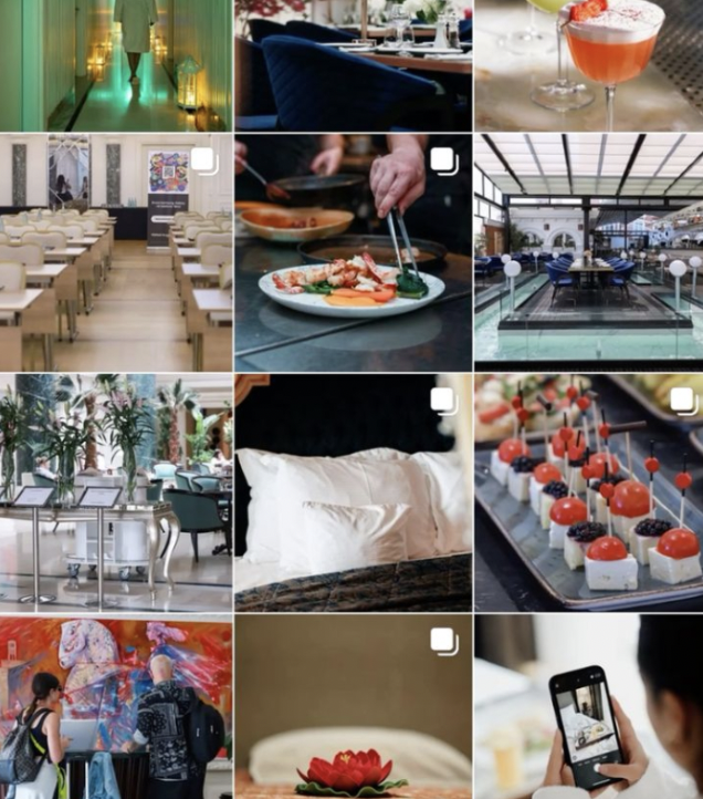 xheko imperial hotel instagram feed aesthetic - by josei life